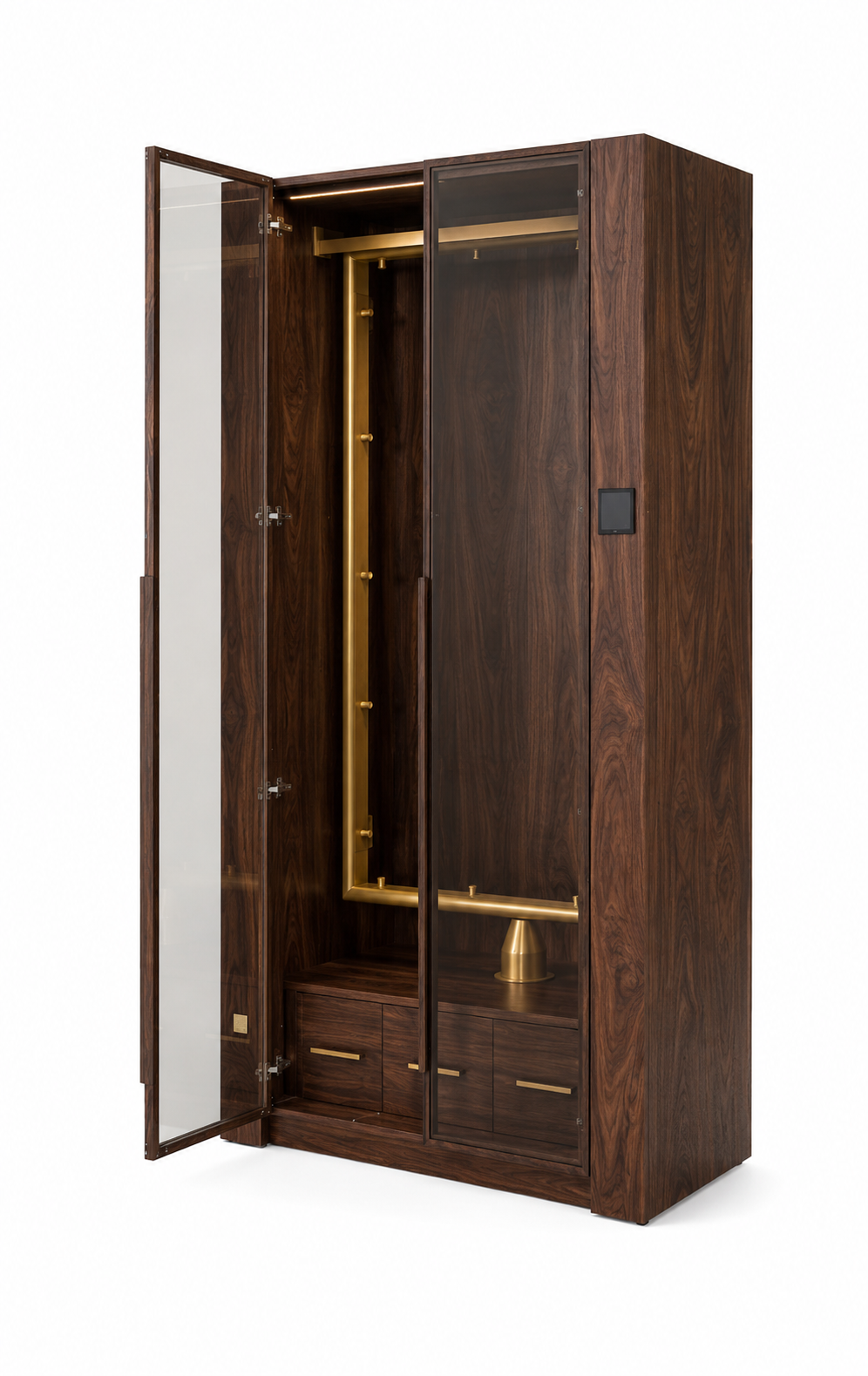 Dubai Closet Walnut Brown Edition